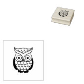 Leuke Uil Rubber Stamp Rubberstempel (Gestempeld)