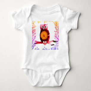 Leuke Uil, Vogel Baby Bodysuit