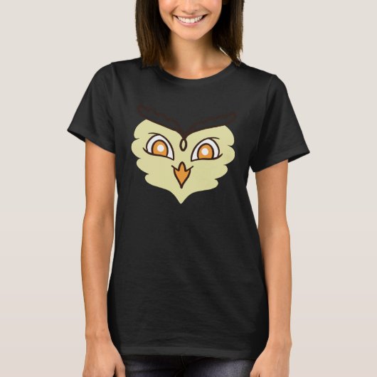 Leuke Uil Vogel Wijsheid Smart T-shirt (Voorkant)