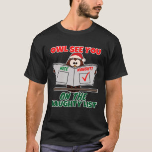 Leuke uil zie je op de stoute lijst Graphic T-shirt