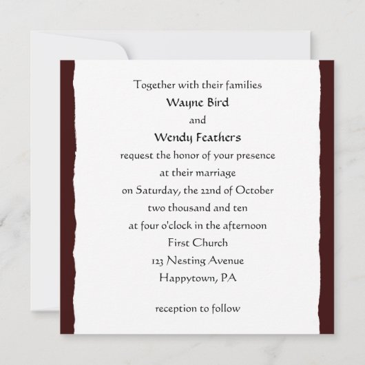 Leuke Uilen Bruiloft bruid en bruidegom Save the D Date (Achterkant)