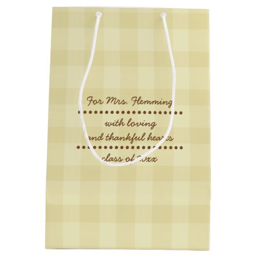 Leuke uilen leraar waardering medium cadeauzakje (Achterkant)