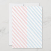 Leuke uilen roze blauw geslacht onthullen partij U Kaart (Achterkant)