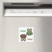 Leuke uilen schoon vuile vaatwasser magneet (Insitu (Vaatwasser))