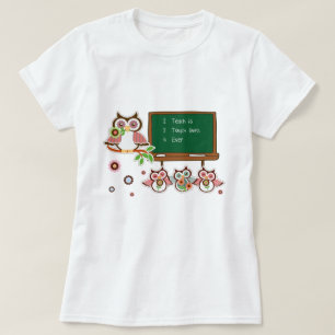 Leuke Uilen T-Shirt voor Leraar