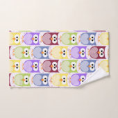 Leuke uilen, Uil Pattern, Baby uilen, Kleurrijke u Bad Handdoek (Handdoek)