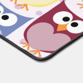 Leuke uilen, Uil Pattern, Baby uilen, Kleurrijke u Bureaumat (Hoek)