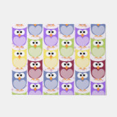 Leuke uilen, Uil Pattern, Baby uilen, Kleurrijke u Deurmat (Voorkant)