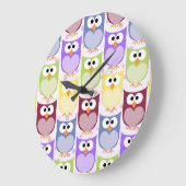 Leuke uilen, Uil Pattern, Baby uilen, Kleurrijke u Grote Klok (Hoek)