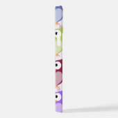 Leuke uilen, Uil Pattern, Baby uilen, Kleurrijke u iPhone Hoesje (Rechterkant)