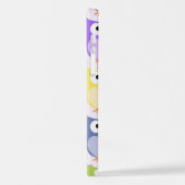 Leuke uilen, Uil Pattern, Baby uilen, Kleurrijke u iPhone Hoesje (Linkerkant)