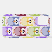 Leuke uilen, Uil Pattern, Baby uilen, Kleurrijke u iPhone Hoesje (Achterkant horizontaal)