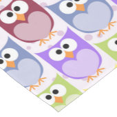 Leuke uilen, Uil Pattern, Baby uilen, Kleurrijke u Medium Tafelloper (Hoek)