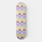 Leuke uilen, Uil Pattern, Baby uilen, Kleurrijke u Persoonlijk Skateboard (Voorkant)