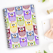 Leuke uilen, Uil Pattern, Baby uilen, Kleurrijke u Planner