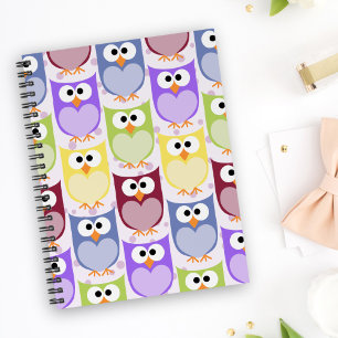 Leuke uilen, Uil Pattern, Baby uilen, Kleurrijke u Planner