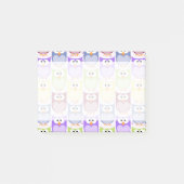 Leuke uilen, Uil Pattern, Baby uilen, Kleurrijke u Post-it® Notes (Voorkant)