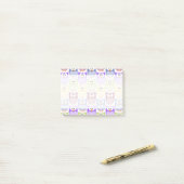 Leuke uilen, Uil Pattern, Baby uilen, Kleurrijke u Post-it® Notes (Op bureau)