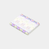 Leuke uilen, Uil Pattern, Baby uilen, Kleurrijke u Post-it® Notes (Schuin)