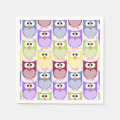 Leuke uilen, Uil Pattern, Baby uilen, Kleurrijke u Servet (Voorkant)