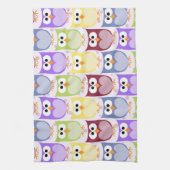 Leuke uilen, Uil Pattern, Baby uilen, Kleurrijke u Theedoek (Verticaal)