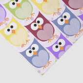 Leuke uilen, Uil Pattern, Baby uilen, Kleurrijke u Tissuepapier (Detail)