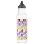 Leuke uilen, Uil Pattern, Baby uilen, Kleurrijke u Waterfles (Rechts)