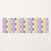Leuke uilen, Uil Pattern, Baby uilen, Kleurrijke u Yogamat (Voorkant (horizontaal))
