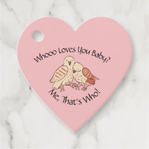 Leuke uilen Wie houdt van je Baby? Baby Shower