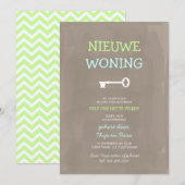 Leuke uitnodiging huisvreter (Voorkant / Achterkant)