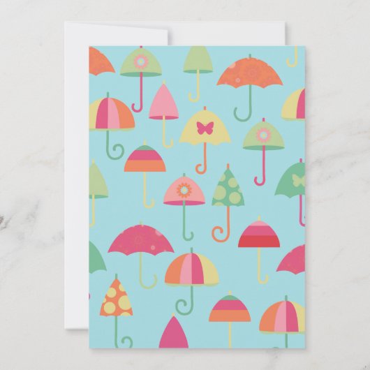 Leuke Uitnodiging voor een Baby shower door de (Achterkant)