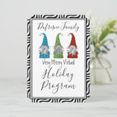 Leuke uitnodiging voor een virtueel vakantieprogra (Staand voorkant)