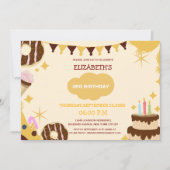 leuke unieke donut cake ijs kind verjaardag kaart (Voorkant)