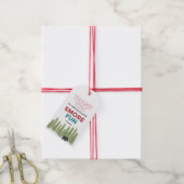 Leuke unieke gepersonaliseerde kamp verjaardag bed cadeaulabel (Met Touw)