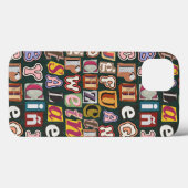 Leuke unieke hand getekende letters Kleurrijk Groe Case-Mate iPhone Case (Achterkant (horizontaal))