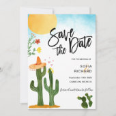 Leuke unieke moderne bestemming Mexico stijl Kaart (Voorkant)