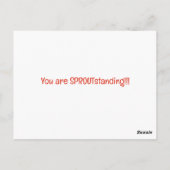 Leuke unieke schattige verjaardagspostkaart voor v briefkaart (Achterkant)