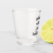 Leuke unieke Schattigee bruidsmeisje voorstel gepe Shot Glas (Links)