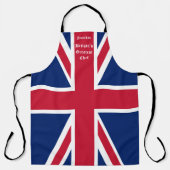 Leuke Union Jack Britain's grootste chef-kok Schort (Voorkant)