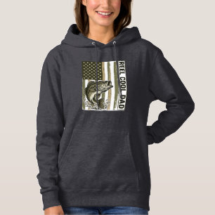 Leuke Vader Bass Fishing Vlag Vector Design_1 Hoodie