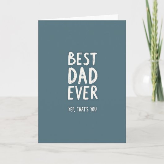 Leuke vader, beste wensen kaart (Voorkant)
