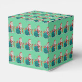 Leuke Vader Kerstmis met geschenken en speelgoed i Bedankdoosjes (Achterkant)