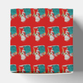 Leuke Vader Kerstmis met geschenken en speelgoed i Bedankdoosjes (Bovenkant)