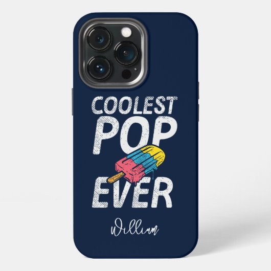 Leuke Vader Vaderdag Pret Ijs Gag iPhone Hoesje (Achterkant)