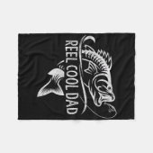 Leuke Vader Vis Cadeaus Vader Vaderdag Fleece Deken (Voorkant (Horizontaal))