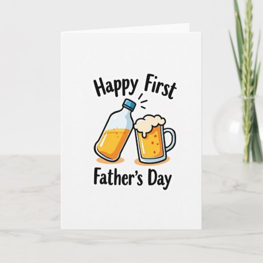 Leuke Vaderdag Bierkaart Kaart (Voorkant)