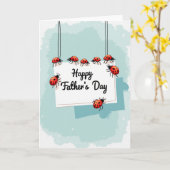 Leuke Vaderdag Bugs kaart (Gele Bloem)