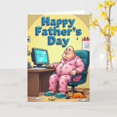 Leuke Vaderdag Computerkaart Kaart (Gele Bloem)