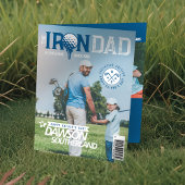 Leuke Vaderdag Dad golf Lover Photo Magazine Kaart