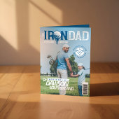 Leuke Vaderdag Dad golf Lover Photo Magazine Kaart
